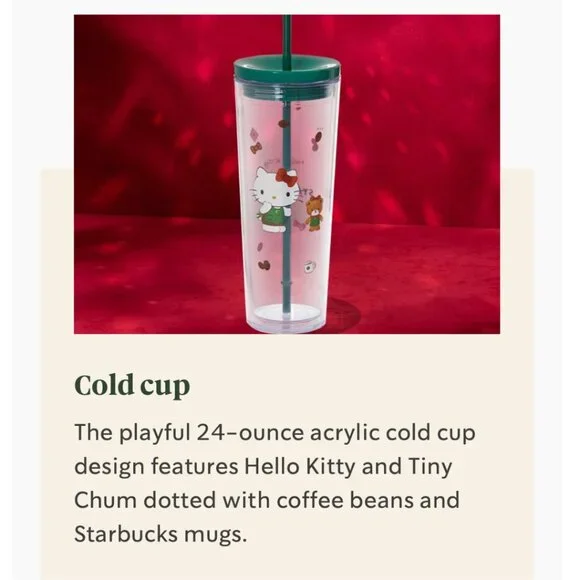 Starbucks Hello Kitty Coldcup 24oz - Picture 6 of 8